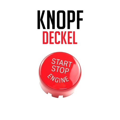 Start stop knopf - stop, glanz