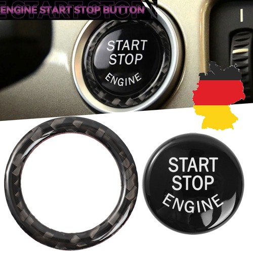 Start stop knopf - knopf, schwarz